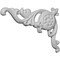 Ekena Millwork 6 1/8"W x 4 1/8"H x 5/8"P Seville Onlay, Left ONL04X06X01SE-L - alternate 1